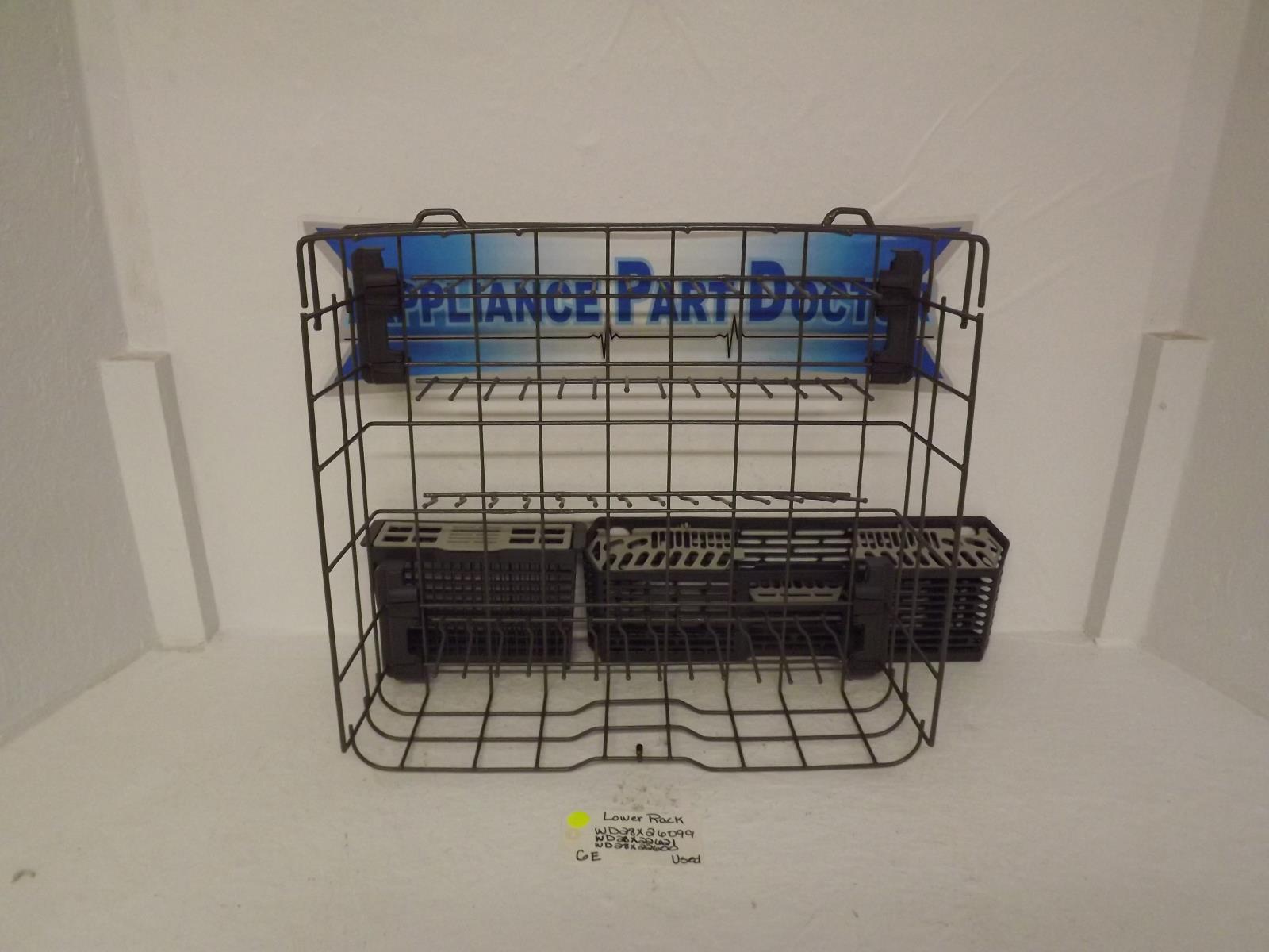 GE Dishwasher WD28X26099 WD28X22600 WD28X2262 Lower Rack Used GE Dishwasher WD28X26099 WD28X22600 WD28X2262 Lower Rack Used